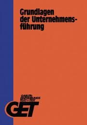 Cover von Grundlagen der Unternehmensführung
