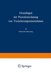 Cover von Grundlagen der Periodenrechnung von Versicherungsunternehmen