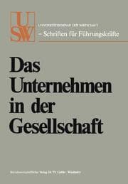 Cover von Das Unternehmen in der Gesellschaft