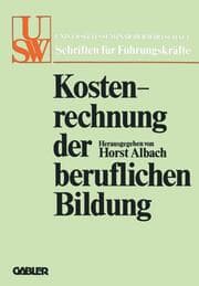 Cover von Kostenrechnung der beruflichen Bildung