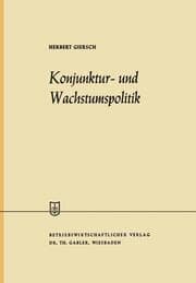 Cover von Konjunktur- und Wachstumspolitik in der offenen Wirtschaft