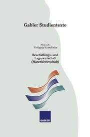 Cover von Beschaffungs- und Lagerwirtschaft (Materialwirtschaft)