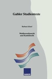 Cover von Wettbewerbsrecht und Kartellrecht