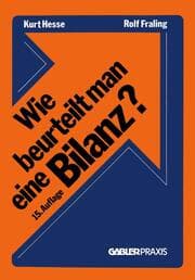 Cover von Wie beurteilt man eine Bilanz?