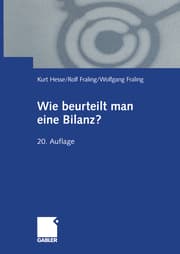 Cover von Wie beurteilt man eine Bilanz?