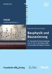 Cover von Bauphysik und Bausanierung