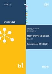 Cover von Barrierefreies Bauen 1