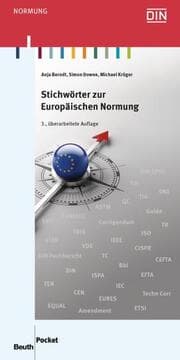 Cover von Stichwörter zur Europäischen Normung