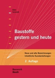 Cover von Baustoffe gestern und heute
