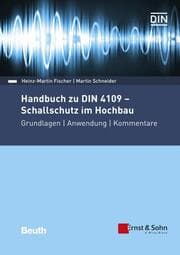 Cover von Handbuch zu DIN 4109 - Schallschutz im Hochbau