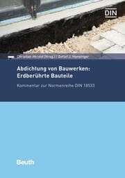 Cover von Abdichtung von Bauwerken: Erdberührte Bauteile