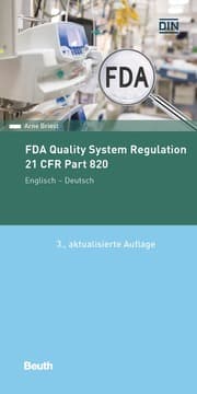 Cover von FDA Quality System Regulation