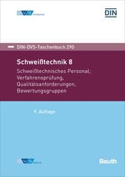 Cover von Schweißtechnik 8 - Buch mit E-Book