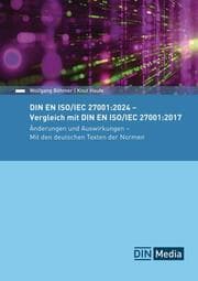 Cover von DIN EN ISO/IEC 27001:2024 - Vergleich mit DIN EN ISO/IEC 27001:2017