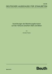 Cover von Auswirkungen der Bewehrungskorrosion auf den Verbund zwischen Stahl und Beton