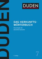 Cover von Duden - Das Herkunftswörterbuch