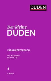 Cover von Der kleine Duden - Fremdwörter
