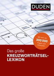 Cover von Duden - Das große Kreuzworträtsel-Lexikon