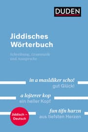 Cover von Duden - Jiddisches Wörterbuch
