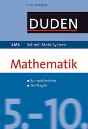 Cover von Duden SMS - Mathematik 5.-10. Klasse