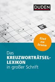 Cover von Das Kreuzworträtsel-Lexikon in großer Schrift