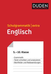 Cover von Duden Schulgrammatik extra - Englisch