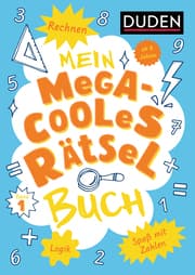 Cover von Mein megacooles Rätselbuch - Rechnen - Logik - Spaß mit Zahlen - ab 8 Jahren - Band 1