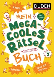 Cover von Mein megacooles Rätselbuch - Lesen - Schreiben - Spaß mit Wörtern - ab 8 Jahren - Band 2