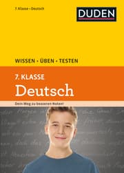 Cover von Wissen - Üben - Testen: Deutsch 7. Klasse