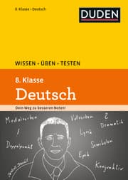 Cover von Wissen - Üben - Testen: Deutsch 8. Klasse