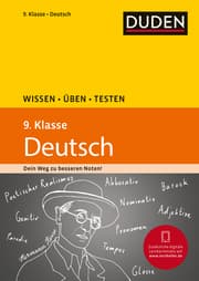 Cover von Wissen - Üben - Testen: Deutsch 9. Klasse