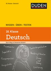 Cover von Wissen - Üben - Testen: Deutsch 10. Klasse