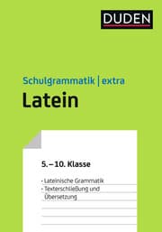 Cover von Duden Schulgrammatik extra - Latein