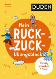 Cover von Mein Ruckzuck-Übungsblock Richtig schreiben 1. Klasse
