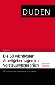Cover von Die 50 wichtigsten Arbeitgeberfragen im Vorstellungsgespräch kompakt
