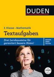 Cover von Wissen - Üben - Testen: Mathematik - Textaufgaben 3. Klasse
