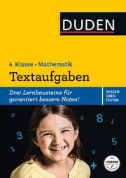 Cover von Wissen - Üben - Testen: Mathematik - Textaufgaben 4. Klasse