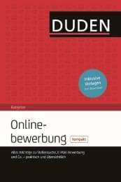 Cover von DUDEN Onlinebewerbung kompakt