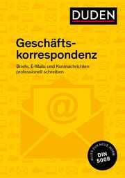 Cover von Geschäftskorrespondenz