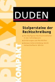 Cover von Duden Praxis kompakt - Stolpersteine der Rechtschreibung