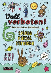 Cover von Voll verboten! Mein verrückter Rätselblock 1 - Ab 8 Jahren
