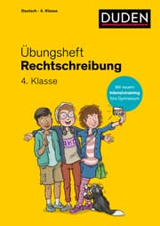 Cover von Übungsheft - Rechtschreibung 4. Klasse