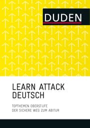 Cover von LEARN ATTACK Deutsch - Topthemen Oberstufe