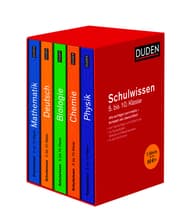Cover von Duden Schulwissen 5. bis 10. Klasse 5 Bände
