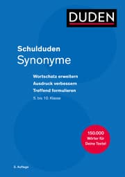 Cover von Schulduden Synonyme