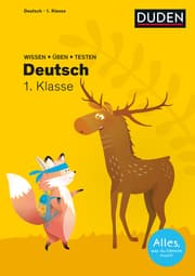 Cover von Wissen - Üben - Testen: Deutsch 1. Klasse