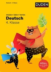 Cover von Wissen - Üben - Testen: Deutsch 4. Klasse