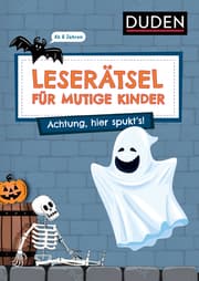 Cover von Leserätsel für mutige Kinder - Achtung, hier spukt's!