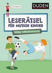 Cover von Leserätsel für mutige Kinder - Völlig fußballverrückt
