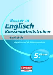 Cover von Besser in Englisch Klassenarbeitstrainer - Realschule 5. Klasse